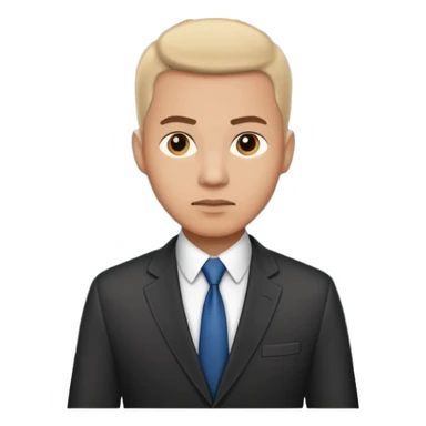 business man day strategy on board sticker