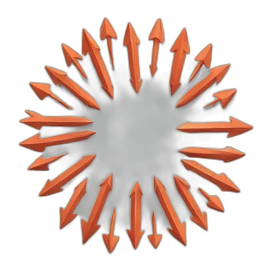 circle of arrows sticker