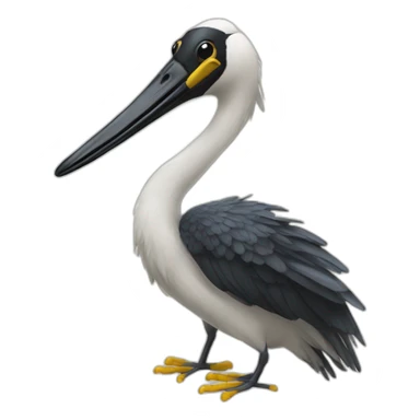 cigogne et abeille sticker