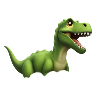 Dinosaur in a cloud sticker