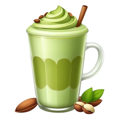 Pistachio Matcha Latte sticker