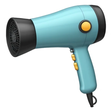 hair dryer sticker