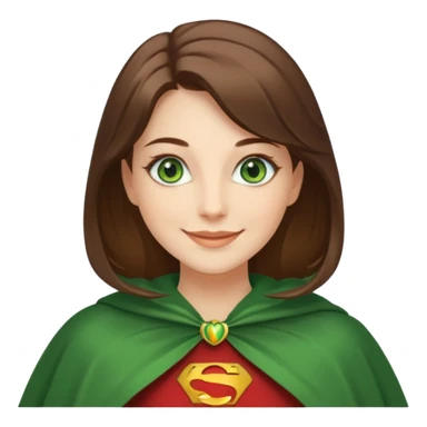 female hero for sustainability sticker
