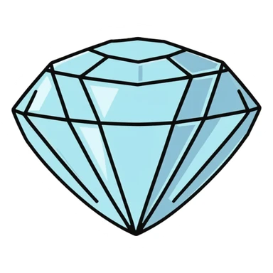 diamond gemstone brilliant cut sticker