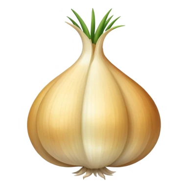 bird with a body like a garlic bulb sticker
