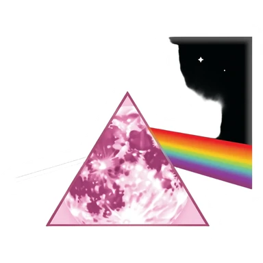 the dark side of the moon (pink floyd) prism moni colour sticker