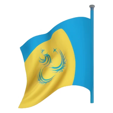 east turkestan flag sticker