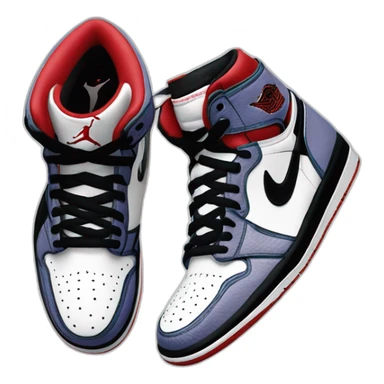 paires de chaussures air Jordan one sticker