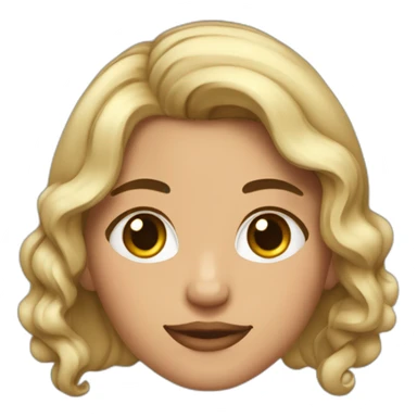 Mujer de 25 años morocha con pircing en nariz y pelo ondulado sticker