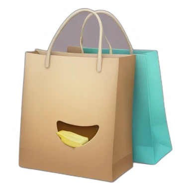 shopingbag hand sticker