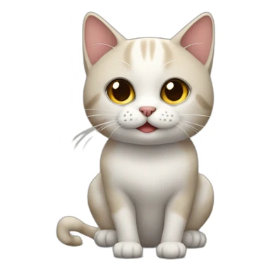 gato quejandose sticker