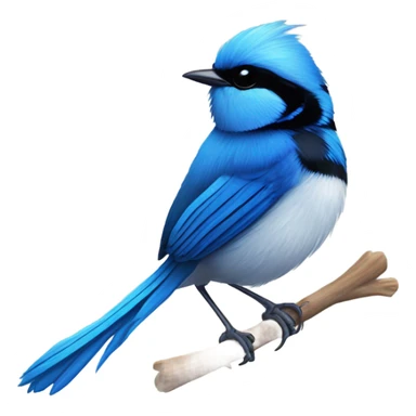  Blue Fairy wren  sticker