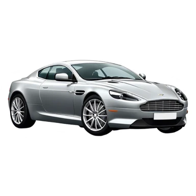 Aston Martin DB9 - Aston Martin (Model Year: 2016) (Iconic colour: Silver) sticker