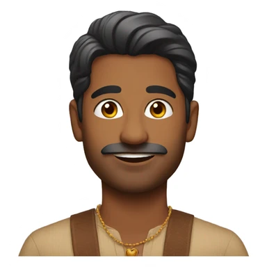 Indian queer man sticker