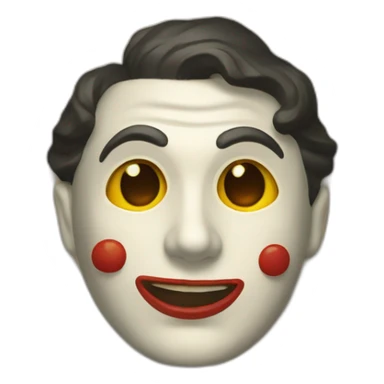 1930s halloween mask sticker