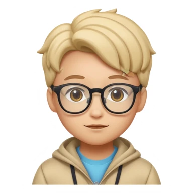 scotel real pokemon with glasses and cute sticker