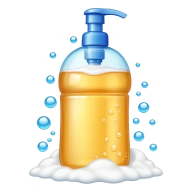 Shampoo for pet with foam sticker