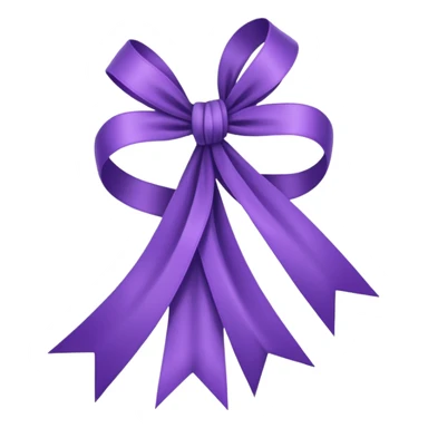 Purple ribbons for pancreatic cancer sticker