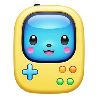Tamagotchi ios app skeuomorphic sticker