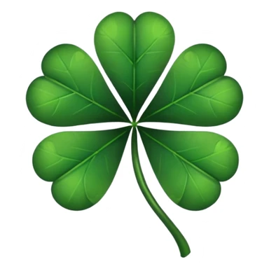 Un Trébol de 5 hojas Black clover sticker