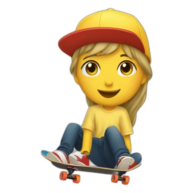 French boutique for skateboarding sticker