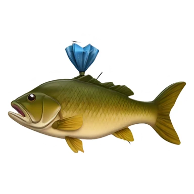 Buffalo carp with bowfishing arrow  sticker