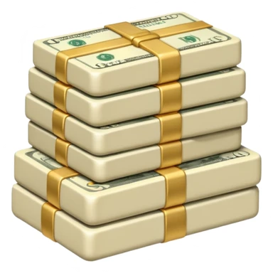 plain ivory money sticker