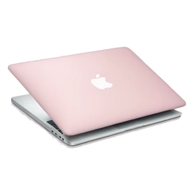 light pink MacBook sticker