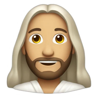 Jesus Christ smiling sticker