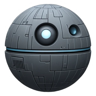 deathstar blueberry sticker