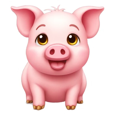 cute lil piggy sticker