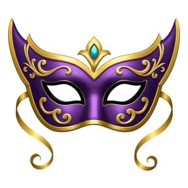 
masquerade mask sticker