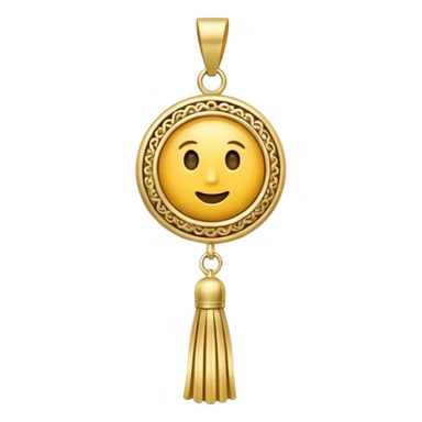 ade tassel pendant sticker