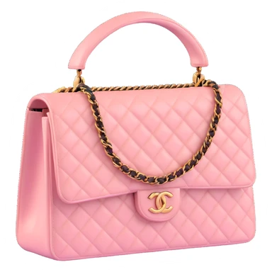 Light pink Chanel bag sticker