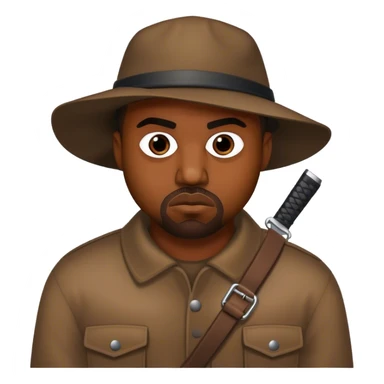 kanye west as a thief sticker