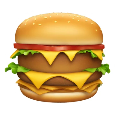 fat guy earing burger sticker