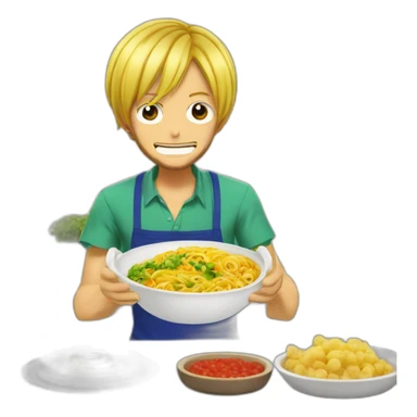sanji qui cuisine sticker