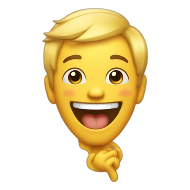 laugh heartily sticker