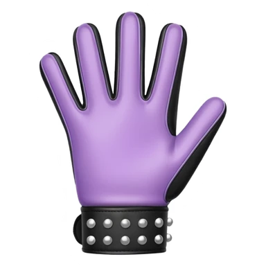 pastel emo black glove with studs sticker