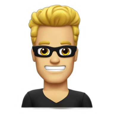 Johnny Bravo sticker