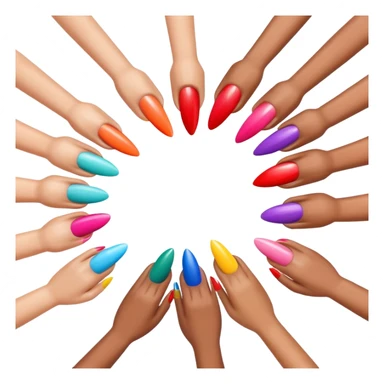 Nail artists sticker