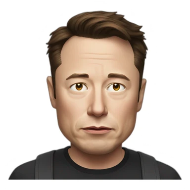 elon musk sad sticker