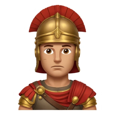 emoji de soldado romano alto y fuerte sticker