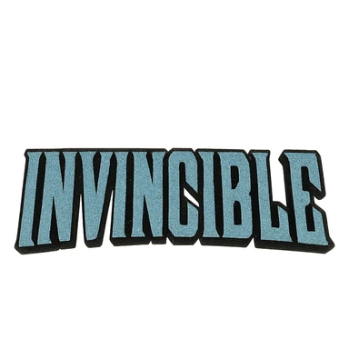 Change the color scheme to blue with a black outline, keep the bold comic book style, no background. sticker