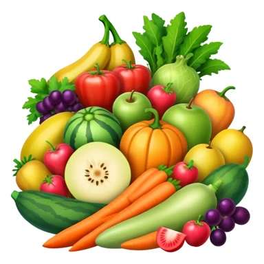 fruits and vegetables sticker
