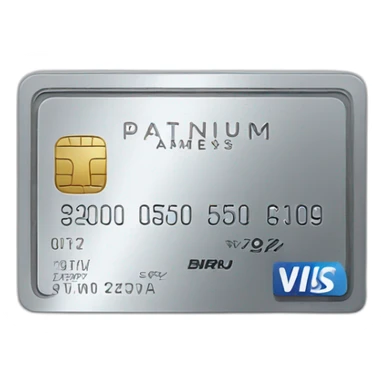 platinum amex card sticker
