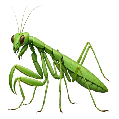 Praying mantis sticker