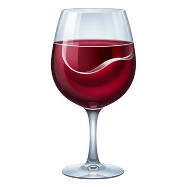 a glass of wine sticker