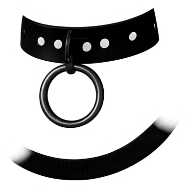 only goth black white choker , remove background  sticker