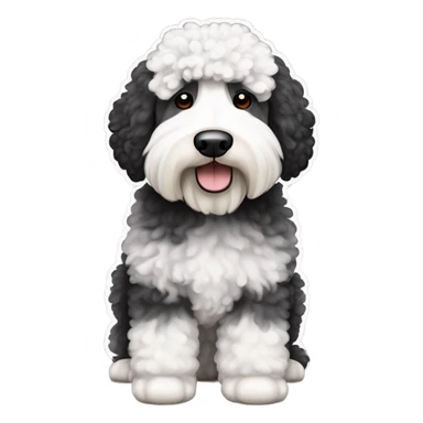 Sheepadoodle sticker